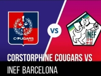Corstorphine Cougars Rugby vs INEF Barcelona, aquest dissabte a Escòcia