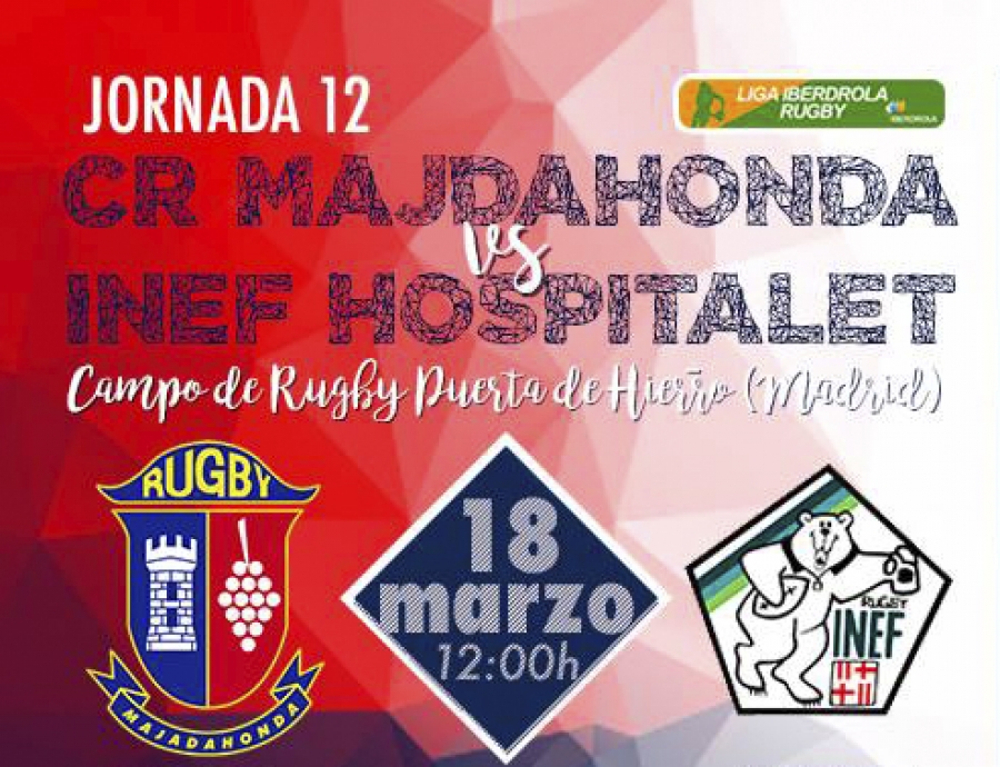 Vídeo: CR Majadahonda vs INEF-L&#039;Hospitalet, J12 Lliga Iberdrola rugby femení 2017-2018