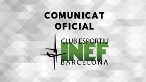 COMUNICAT | INEF Barcelona cedeix la seva plaça a la Copa de la Reina 7s al CR Sant Cugat