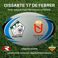 Prèvia: INEF Barcelona vs CEU Rugby "B", J5 Lliga Catalana B
