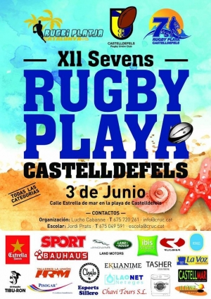 INEF guanya el X11 Rugby Platja a Castelldefels